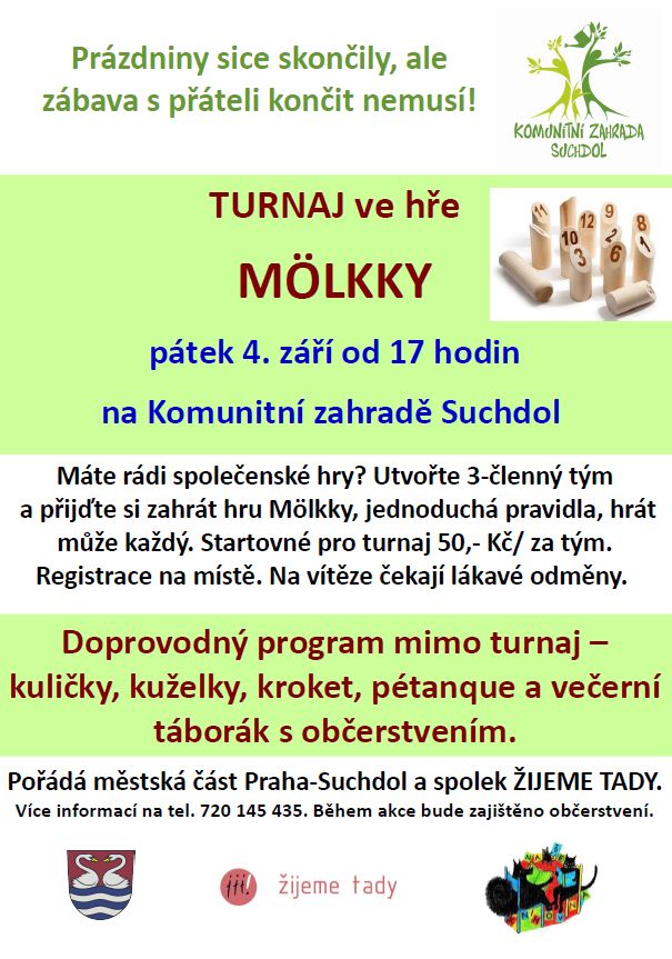 Turnaj Molkky komunitní zahrada, pá 4.9.2015