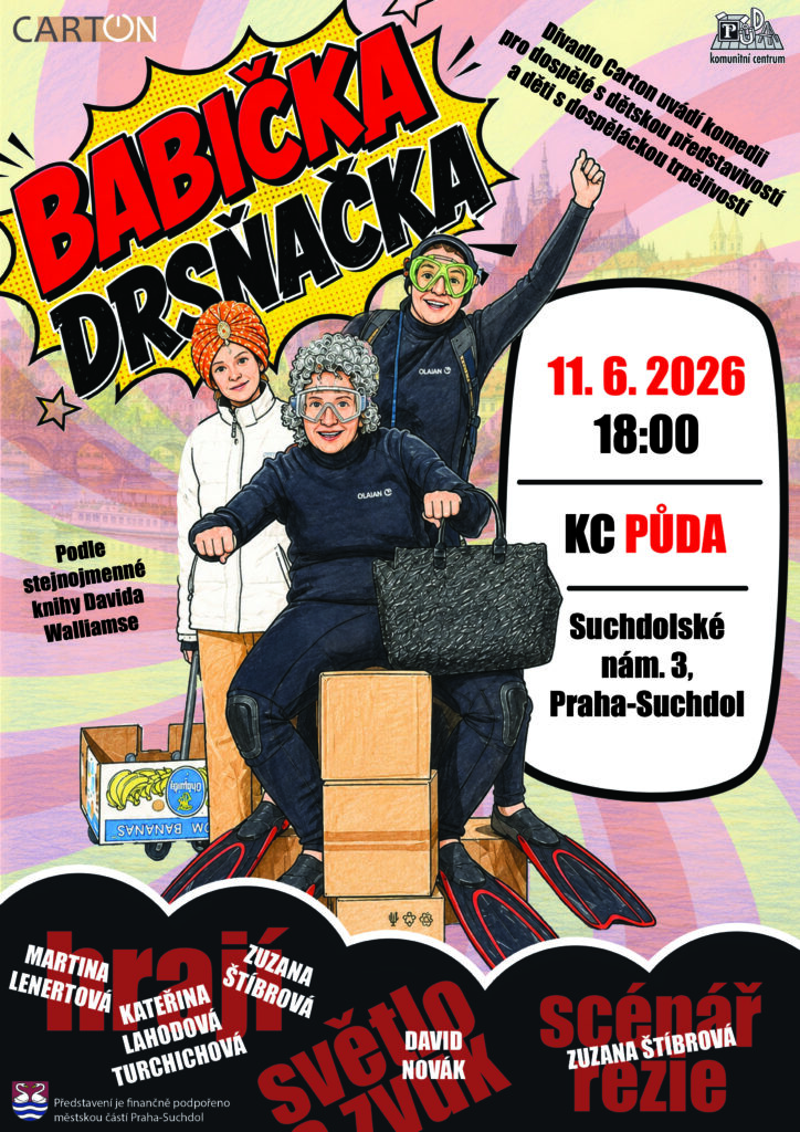 BABIČKA DRSŇAČKA   plakát kopie